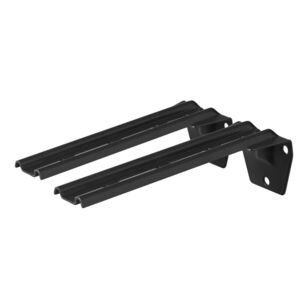 Tribeca Boston Track 140 mm Double Bracket 2 Pack Black 140 mm