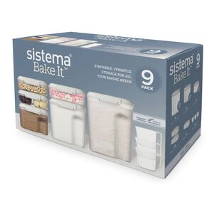 Sistema Bake It 9 Pack Clear