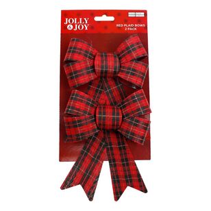 Jolly & Joy Bow 2Pk Red