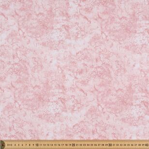 Marbled Printed 274 cm Cotton Backing Fabric Pink 274 cm