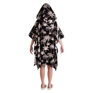 KOO Adult Hooded Palm Tree Beach Towel Poncho Multicoloured