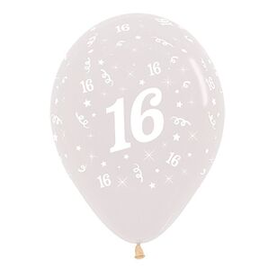 Sempertex Age 16 Crystal/Clear Latex Balloon 30 cm Clear 30 cm