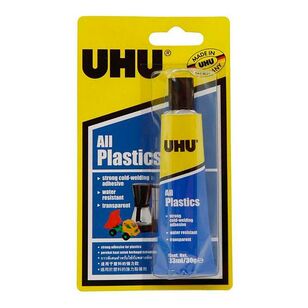 UHU All Plastics Glue 33 mL Clear 33 mL