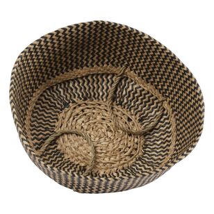 Living Space Seagrass Folding Basket Natural 38 x 27 cm