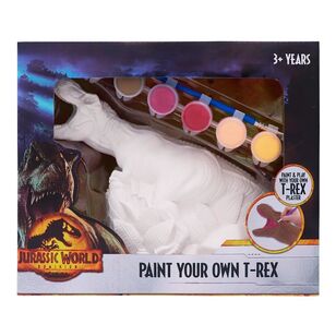 Jurassic World Paint Your Own T-Rex Plaster Multicoloured
