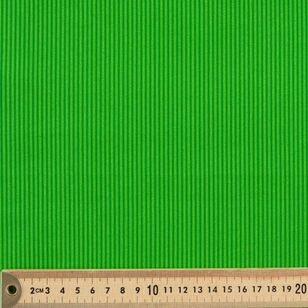 Micro Stripe 112 cm Cotton Blender Fabric Green 112 cm