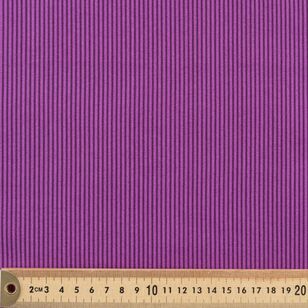 Micro Stripe 112 cm Cotton Blender Fabric Purple 112 cm