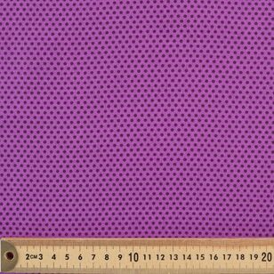 Micro Spot 112 cm Cotton Blender Fabric Purple 112 cm