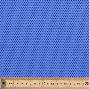Micro Spot 112 cm Cotton Blender Fabric Royal 112 cm