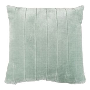 Ombre Home Habitat Faux Fur Cushion Teal 45 x 45 cm