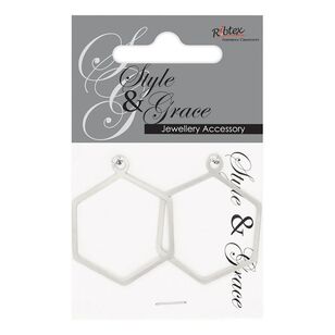 Ribtex Style & Grace Connector Hexagon 2 Pack Multicoloured