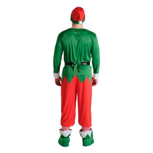 Jolly & Joy Adult Elf Man Christmas Costume Multicoloured