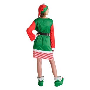 Jolly & Joy Adult Elf Woman Christmas Costume Multicoloured