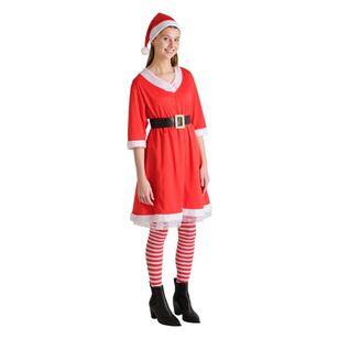 Jolly & Joy Adult Mrs Claus Christmas Costume Red