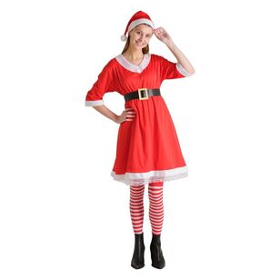 Jolly & Joy Adult Mrs Claus Christmas Costume Red