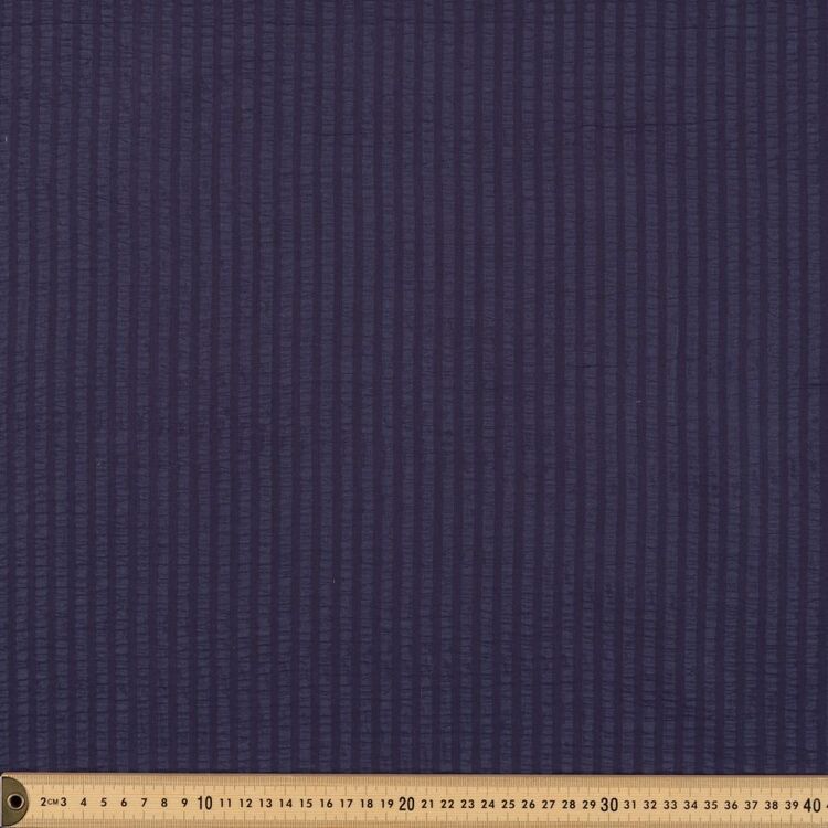 Plain 112 cm Cotton Seersucker Fabric Naval Academy 112 cm