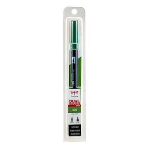 Tombow Dual Brush Pen Grey & Green