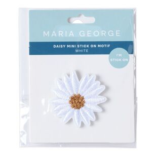 Maria George Daisy 2 Mini Stick On Motif White