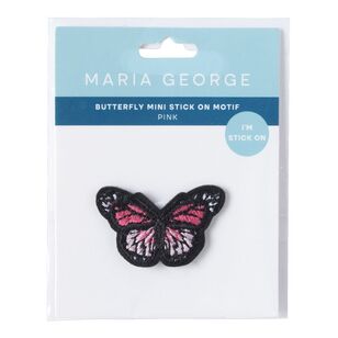 Maria George Butterfly Mini Stick On Motif Pink