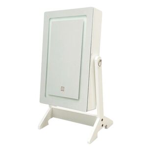 Brampton House Jewellery Cabinet White 30 x 48.5 x 8.5 cm