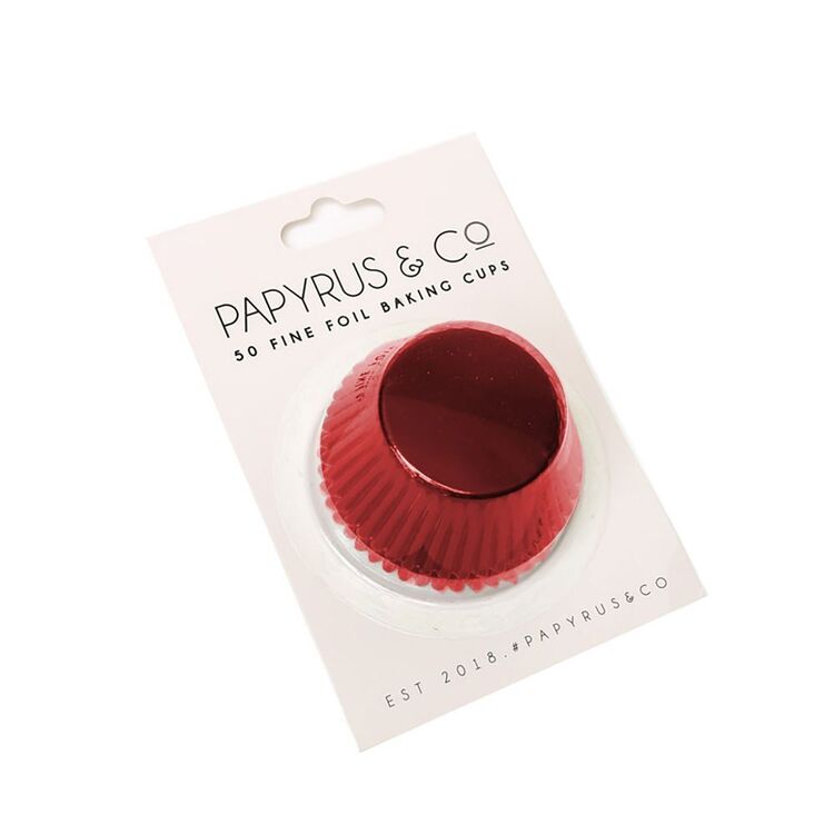 Red Mini Cupcake Liners  Red Midi Baking Cups, Greaseproof