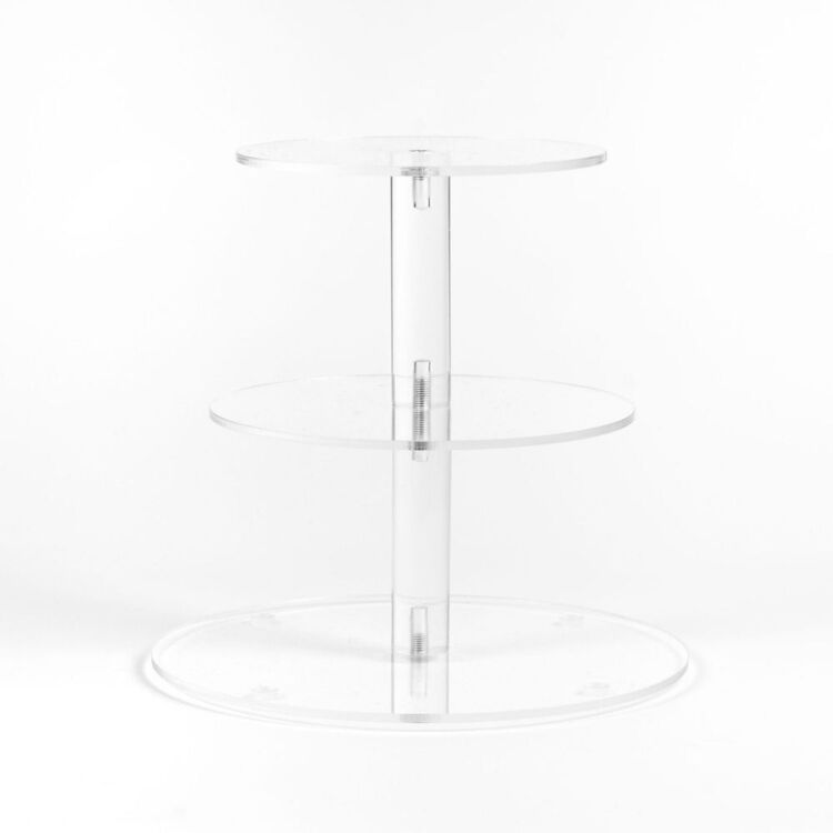 Loyal Acrylic 3 Tier Cake Stand Clear