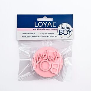 Loyal Cookie Baby Boy Embosser Stamp Pink