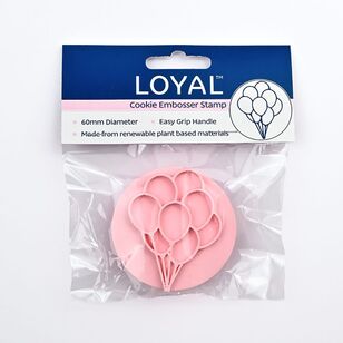 Loyal Balloons Cookie Embosser Stamp Pink