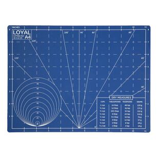 Loyal Self Healing Cutting Mat A4 Blue