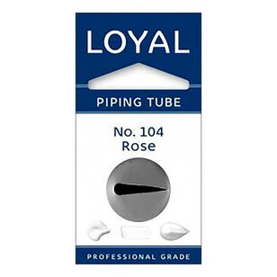 Loyal Number 104 Petal Stainless Steel Piping Tip Grey