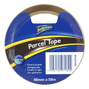 Sellotape Parcel Tape Brown 48Mm X 50M