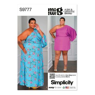 Simplicity Pattern S9777 Women's Caftan by Mimi G Style White