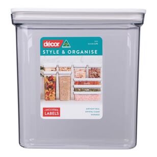 Decor Pantry Style and Organise 3.2 L oblong container Clear 3.2 L