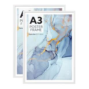 Cooper & Co 2 Pack A3 Poster Frame White A3