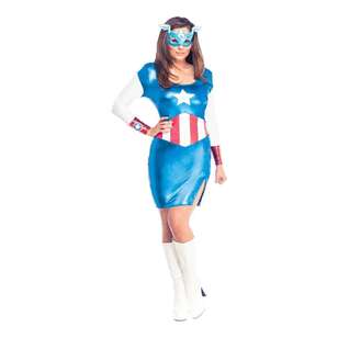 Disney American Dream Adults Costume Multicoloured