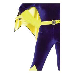 Warner Bros Batgirl Deluxe Adult Costume Black & Yellow X Small