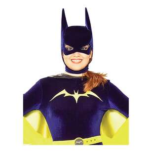 Warner Bros Batgirl Deluxe Adult Costume Black & Yellow X Small