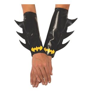 Batgirl Adult Gauntlets Black & Yellow Adult