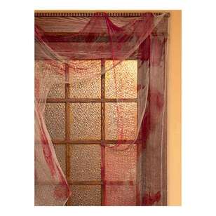 Bloody Gauze Drape Curtain Red & White