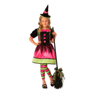 Bright Witch Kids Costume Multicoloured