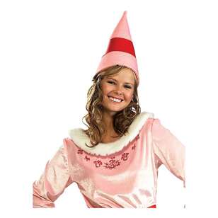 Elf Jovie Deluxe Adult Costume Pink & Red Standard