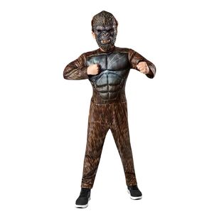 Warner Bros King Kong Kids Costume Brown