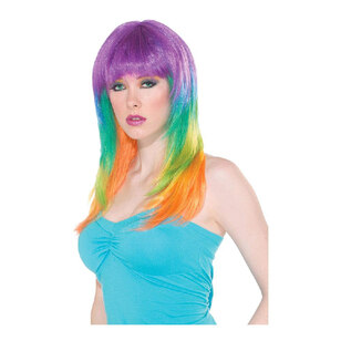 Club Candy Prism Adult Wig Multicoloured Adult