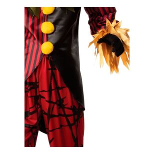 Crazy Killer Clown Costume Multicoloured