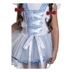 Warner Bros Dorothy Tutu Toddler Costume Blue & White Toddler