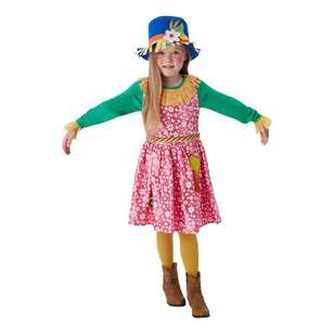 Mrs Scarecrow Kids Costume Multicoloured