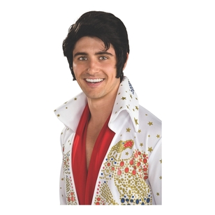 Elvis Adult Wig Black Adult