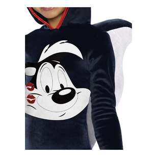 Pepe Le Pew Hooded Kids Costume Multicoloured