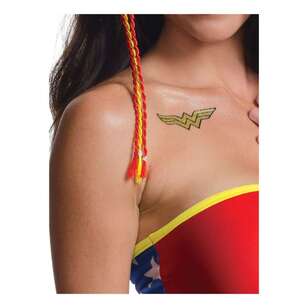 Wonder Woman Nail Decal Kit Red & Yellow
