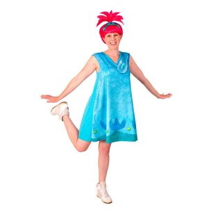 Universal Pictures Poppy Trolls 2 Adult Costume Multicoloured